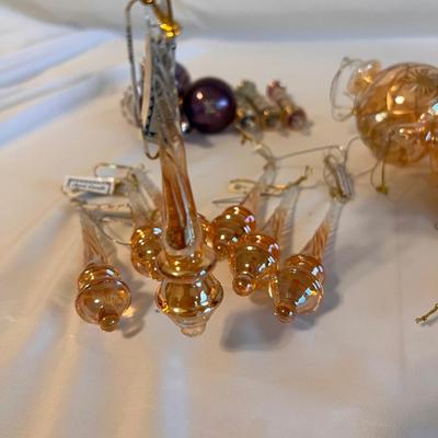 Elegant Finial Shaped Glass Ornaments & More (PC-RG)