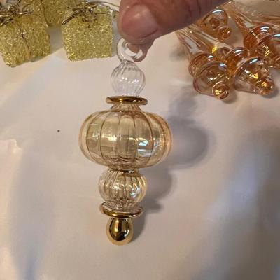 Elegant Finial Shaped Glass Ornaments & More (PC-RG)