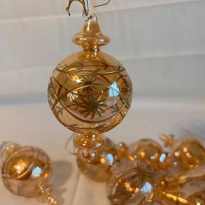 Elegant Finial Shaped Glass Ornaments & More (PC-RG)
