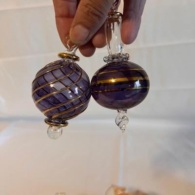 Elegant Finial Shaped Glass Ornaments & More (PC-RG)