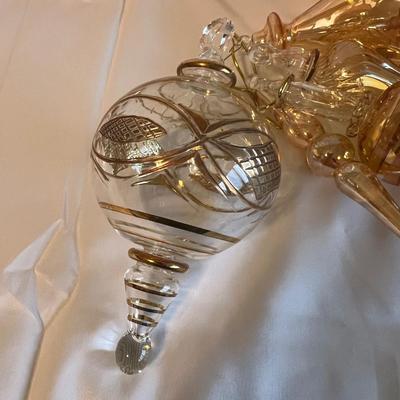 Elegant Finial Shaped Glass Ornaments & More (PC-RG)