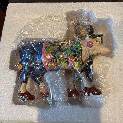 Three Westland giftware hand painted cows each in box