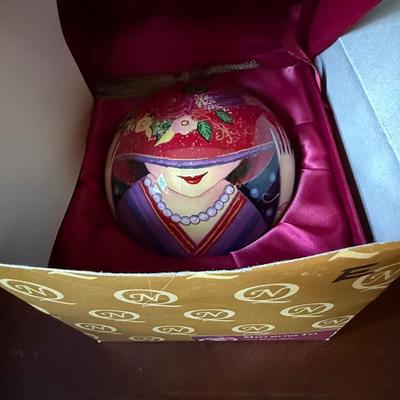 Meet me for Tea decorative ball with certificate of authenticity