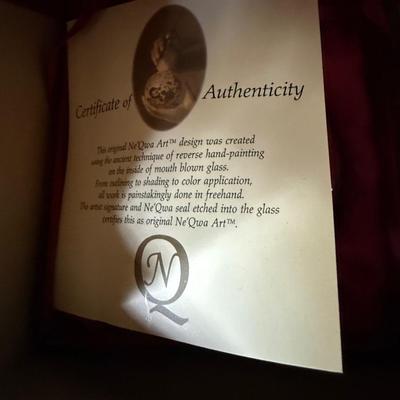 Meet me for Tea decorative ball with certificate of authenticity