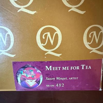 Meet me for Tea decorative ball with certificate of authenticity