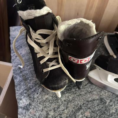 CCM children skates in sizes 6, 10, 11, and 12