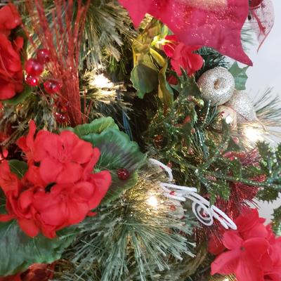 Two 6'6" Slender Christmas Trees (G-KD)