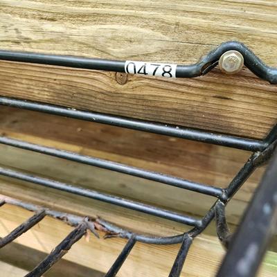 3 Metal Hayrack Planters 35" x9"x9"