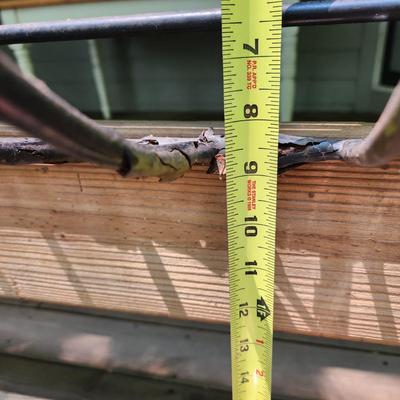3 Metal Hayrack Planters 35" x9"x9"