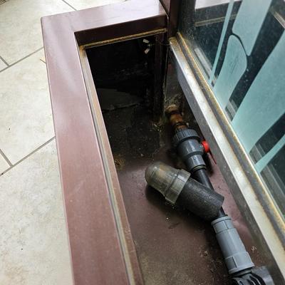 Bamboo Theme Glass Wall Fountain (BSR-JS)