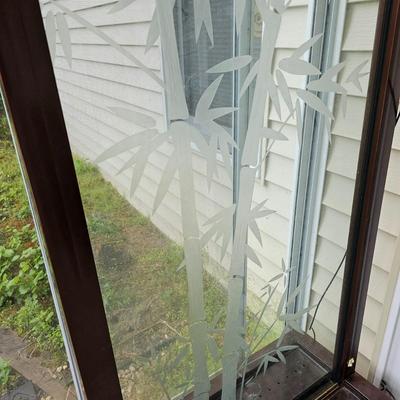 Bamboo Theme Glass Wall Fountain (BSR-JS)