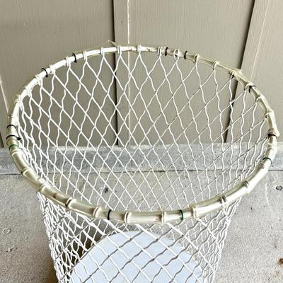 Vintage Tall Wire Trash Basket from City Park