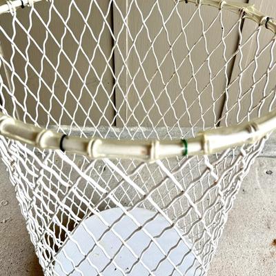 Vintage Tall Wire Trash Basket from City Park