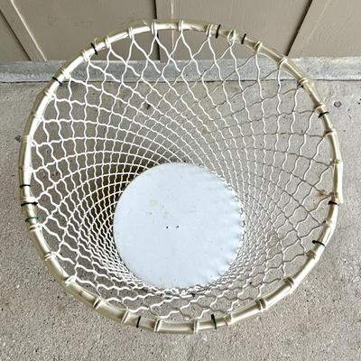 Vintage Tall Wire Trash Basket from City Park