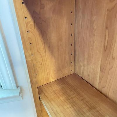 Two Wooden Shelf Units (LR-SS)