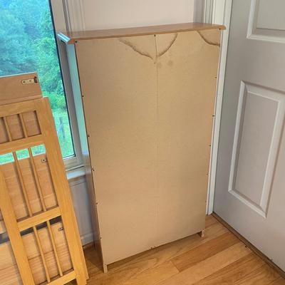 Two Wooden Shelf Units (LR-SS)