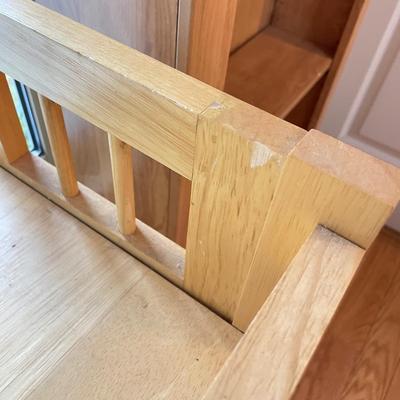 Two Wooden Shelf Units (LR-SS)