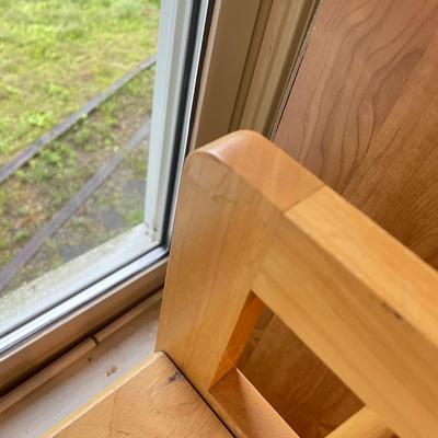 Two Wooden Shelf Units (LR-SS)