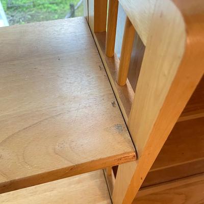 Two Wooden Shelf Units (LR-SS)