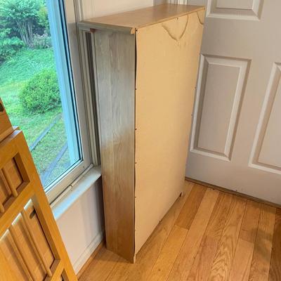 Two Wooden Shelf Units (LR-SS)