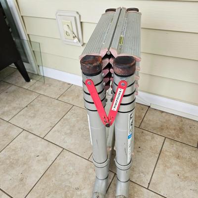 Telescoping Collapsible Aluminum Step Ladder (BSR-JS)