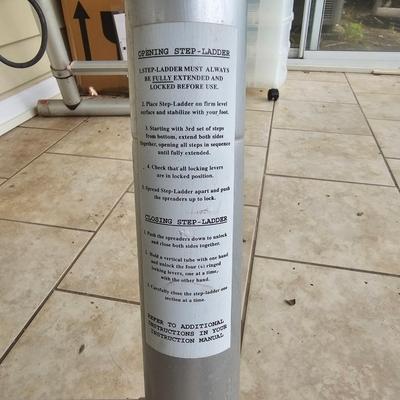 Telescoping Collapsible Aluminum Step Ladder (BSR-JS)