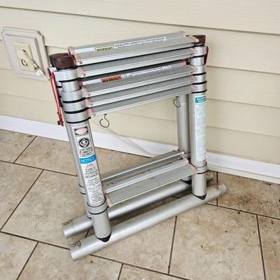 Telescoping Collapsible Aluminum Step Ladder (BSR-JS)