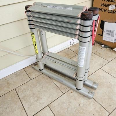 Telescoping Collapsible Aluminum Step Ladder (BSR-JS)