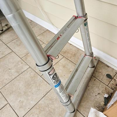 Telescoping Collapsible Aluminum Step Ladder (BSR-JS)