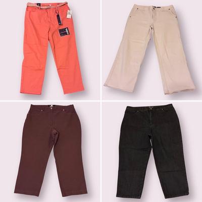 Gloria Vanderbilt, Ralph Lauren, and More Women’s Capris - Sizes 12-14 (PC-DZ)