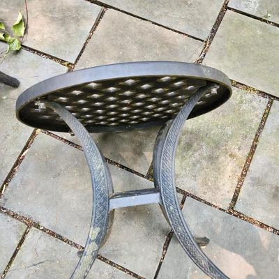 Hanamint Cast Metal Glider w Table set #2
