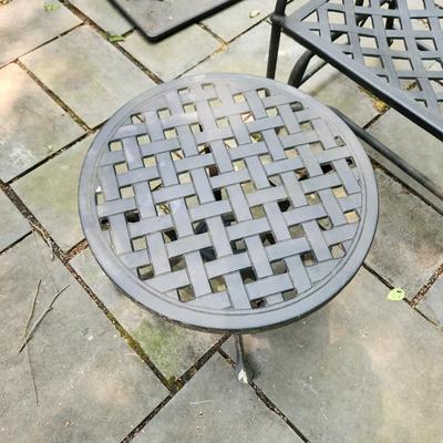 Hanamint Cast Metal Glider w Table set #2