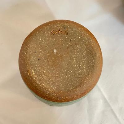 Three Signed Pottery Pieces (LR-SS)