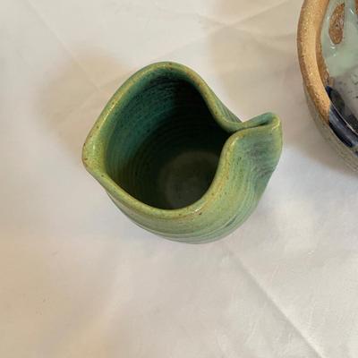 Three Signed Pottery Pieces (LR-SS)