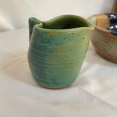 Three Signed Pottery Pieces (LR-SS)