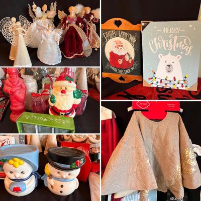 Holiday Decor Galore - Tree Skirts, Art, Candles & Much More (GB-RG)