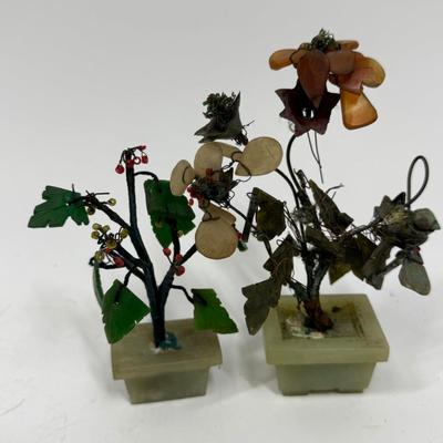 Antique Miniature Jade Tree