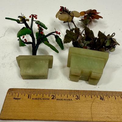 Antique Miniature Jade Tree