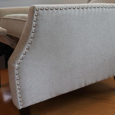 Wingback Fabric Recliner