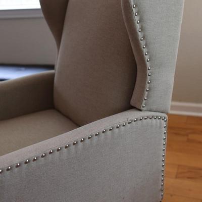 Wingback Fabric Recliner