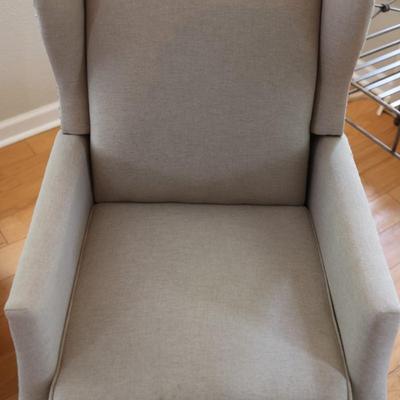 Wingback Fabric Recliner