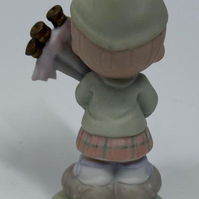 Precious Moments I'd Travel The Highlands to be with You Playing Bagpipes