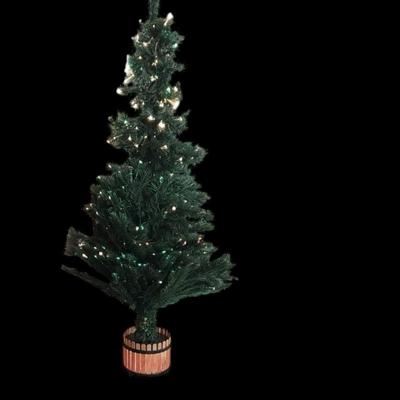 Small Decorative Fiber Optic & More Christmas Trees and Garland (G-KD)