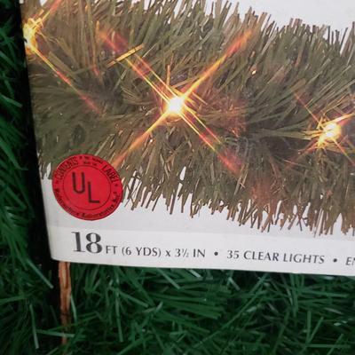 Small Decorative Fiber Optic & More Christmas Trees and Garland (G-KD)