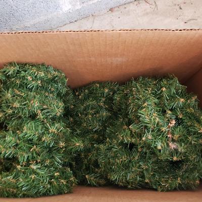 Small Decorative Fiber Optic & More Christmas Trees and Garland (G-KD)