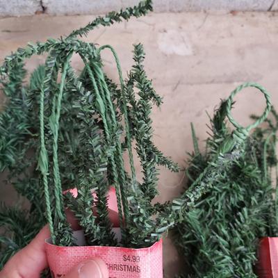 Small Decorative Fiber Optic & More Christmas Trees and Garland (G-KD)