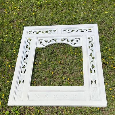 Large Ornate Wood Frame 31"x35"