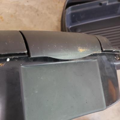 Nine Black Underbed Rolling Storage Bins (G-KD)