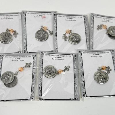 7 pc lot Heavenly Hidden Pocket Prayer by Ganz Serenity Prayer