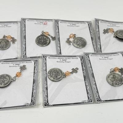 7 pc lot Heavenly Hidden Pocket Prayer by Ganz Serenity Prayer